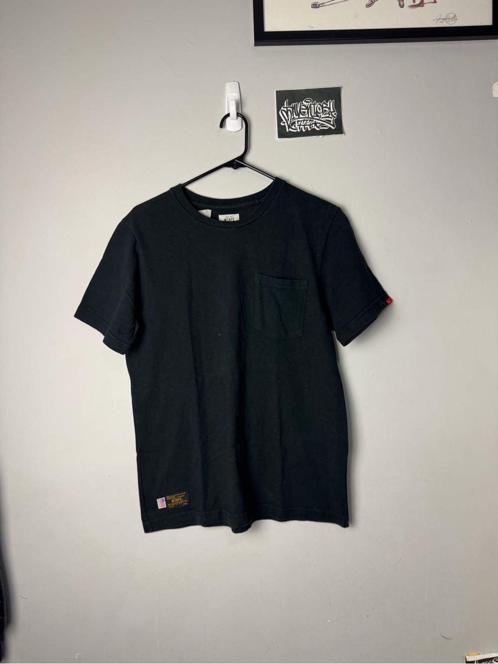 WTAPS Black Short-Sleeve Pocket T-Shirt